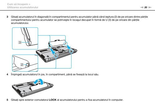 Sony VPCF13M8E - VPCF13M8E Istruzioni per l'uso Rumeno