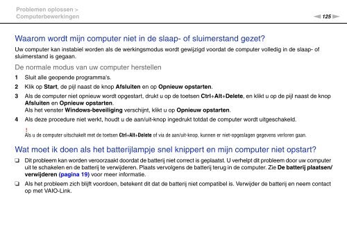 Sony VPCEB3E1R - VPCEB3E1R Istruzioni per l'uso Olandese