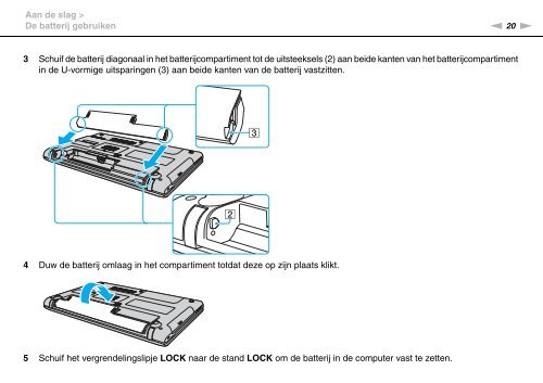 Sony VPCEB3E1R - VPCEB3E1R Istruzioni per l'uso Olandese