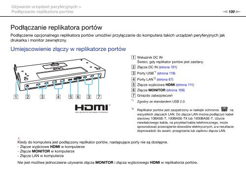 Sony VPCSB4N9E - VPCSB4N9E Istruzioni per l'uso Polacco