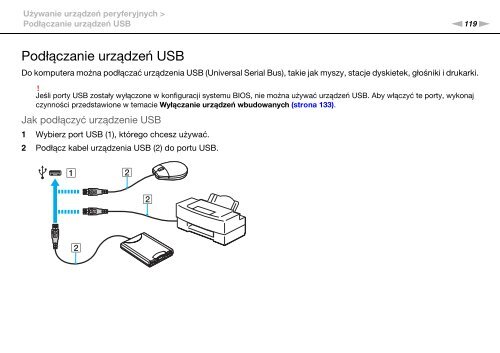 Sony VPCSB4N9E - VPCSB4N9E Istruzioni per l'uso Polacco