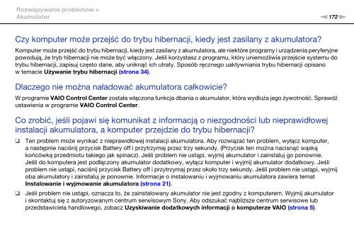 Sony VPCSB4N9E - VPCSB4N9E Istruzioni per l'uso Polacco