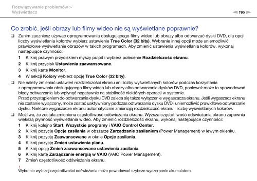 Sony VPCSB4N9E - VPCSB4N9E Istruzioni per l'uso Polacco