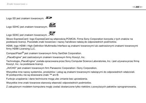 Sony VPCSB4N9E - VPCSB4N9E Istruzioni per l'uso Polacco