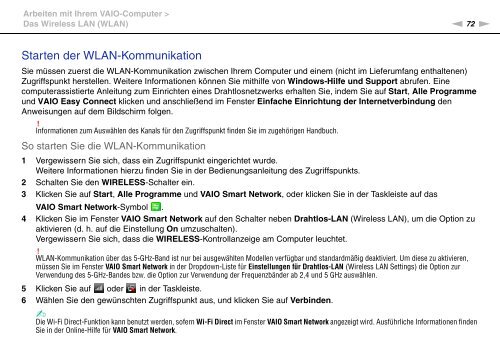 Sony VPCSB4N9E - VPCSB4N9E Istruzioni per l'uso Tedesco