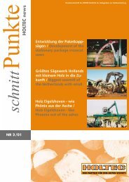 Entwicklung der Paketkapp - Holtec