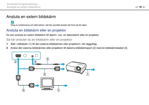 Sony VPCF24A4E - VPCF24A4E Istruzioni per l'uso Svedese