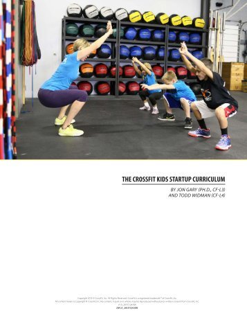 THE CROSSFIT KIDS STARTUP CURRICULUM