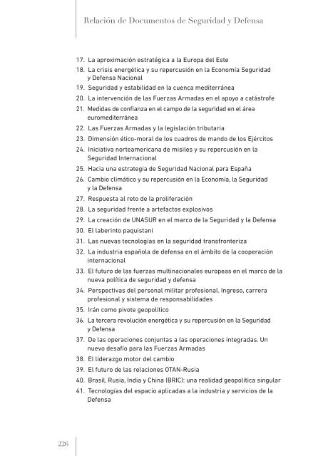 Documentos de Seguridad y Defensa 67