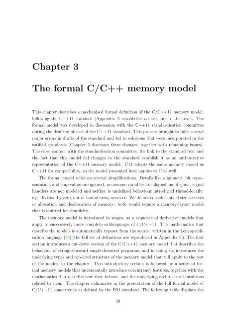 The C11 and C++11 Concurrency Model