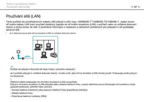 Sony VGN-SR51RF - VGN-SR51RF Istruzioni per l'uso Ceco