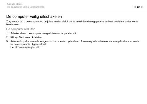 Sony VPCEA3D4E - VPCEA3D4E Istruzioni per l'uso Olandese