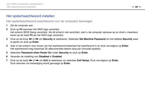 Sony VPCEA3D4E - VPCEA3D4E Istruzioni per l'uso Olandese