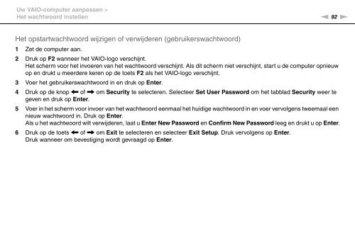 Sony VPCEA3D4E - VPCEA3D4E Istruzioni per l'uso Olandese