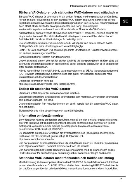 Sony VGC-LV3SJ - VGC-LV3SJ Documenti garanzia Danese