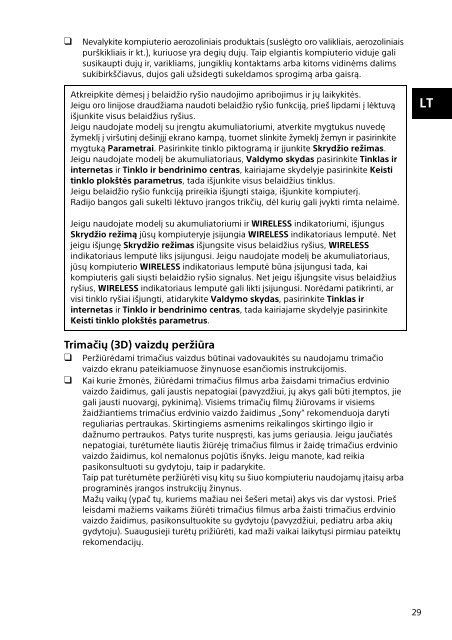 Sony SVE14A3V2R - SVE14A3V2R Documenti garanzia Ucraino