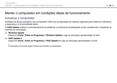 Sony VPCF12E1R - VPCF12E1R Istruzioni per l'uso Portoghese