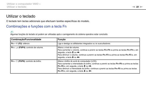 Sony VPCF12E1R - VPCF12E1R Istruzioni per l'uso Portoghese