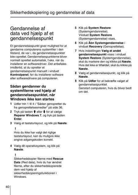 Sony VPCEH3K1E - VPCEH3K1E Guida alla risoluzione dei problemi Finlandese