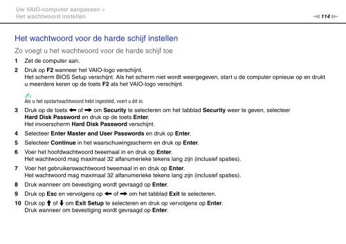 Sony VPCS11C5E - VPCS11C5E Istruzioni per l'uso Olandese