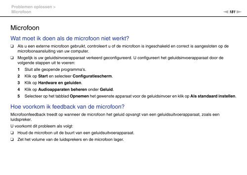 Sony VPCS11C5E - VPCS11C5E Istruzioni per l'uso Olandese