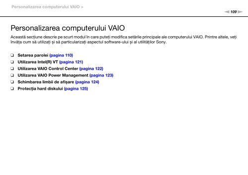 Sony VPCS13S8R - VPCS13S8R Istruzioni per l'uso Rumeno