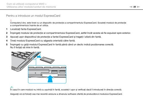 Sony VPCS13S8R - VPCS13S8R Istruzioni per l'uso Rumeno