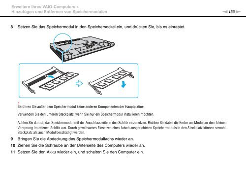 Sony VPCS13S8R - VPCS13S8R Istruzioni per l'uso Tedesco