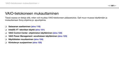 Sony VPCS13S8R - VPCS13S8R Istruzioni per l'uso Finlandese