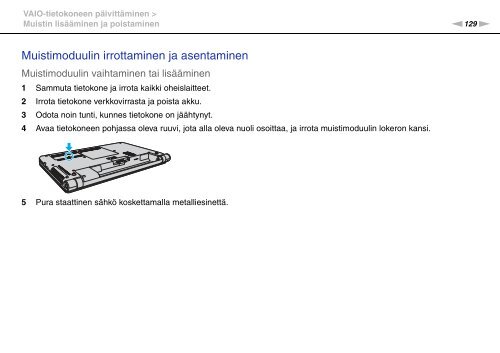 Sony VPCS13S8R - VPCS13S8R Istruzioni per l'uso Finlandese