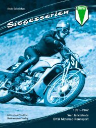 Siegesserien DKW – Motorradrennsport 1922 – 1941 und 1946 – 1956