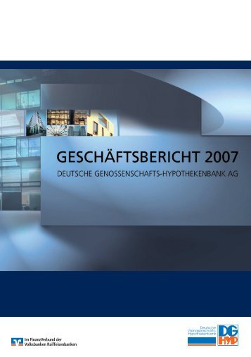 DG HYP Geschäftsbericht 2007