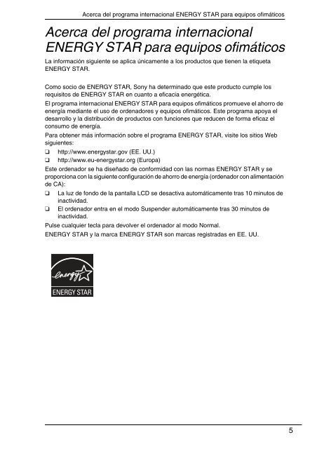 Sony VPCEJ1J1E - VPCEJ1J1E Documenti garanzia Spagnolo