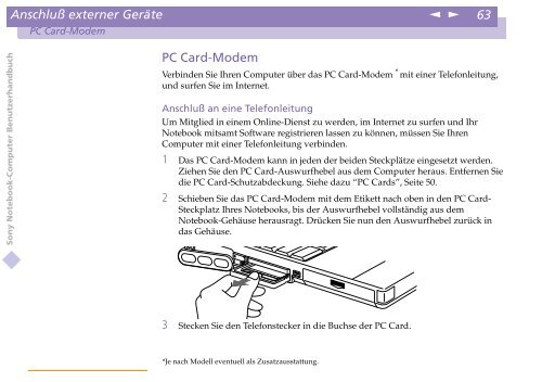 Sony PCG-X29 - PCG-X29 Istruzioni per l'uso Tedesco