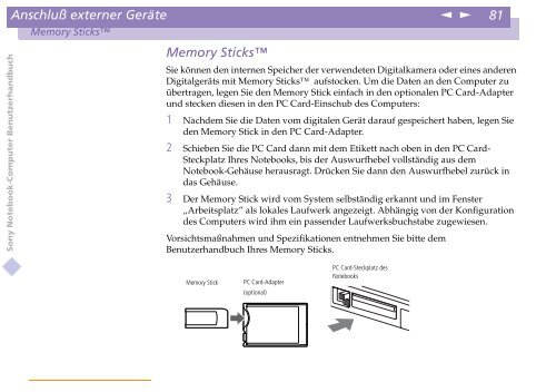 Sony PCG-X29 - PCG-X29 Istruzioni per l'uso Tedesco