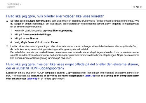 Sony VPCEE3L0E - VPCEE3L0E Istruzioni per l'uso Danese