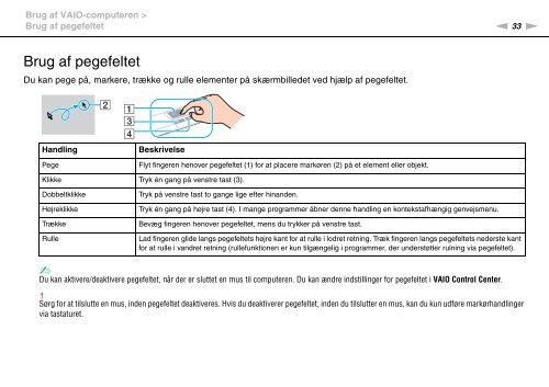 Sony VPCEE3L0E - VPCEE3L0E Istruzioni per l'uso Danese