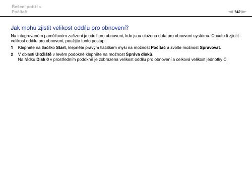 Sony VGN-AW31S - VGN-AW31S Istruzioni per l'uso Ceco