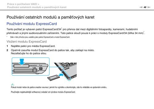 Sony VGN-AW31S - VGN-AW31S Istruzioni per l'uso Ceco