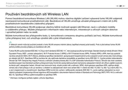 Sony VGN-AW31S - VGN-AW31S Istruzioni per l'uso Ceco