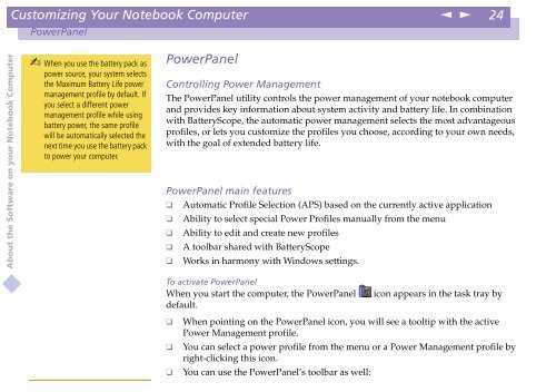 Sony PCG-F409 - PCG-F409 Manuale software Inglese