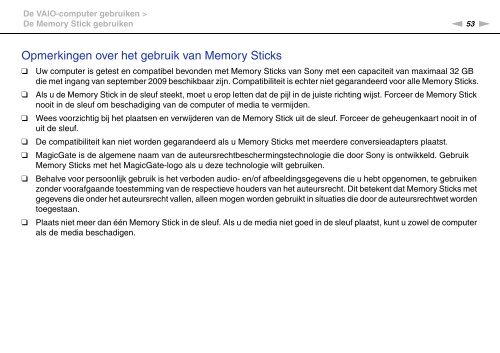 Sony VPCEB1C5E - VPCEB1C5E Istruzioni per l'uso Olandese