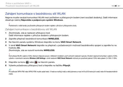 Sony VPCEC4S0E - VPCEC4S0E Istruzioni per l'uso Ceco