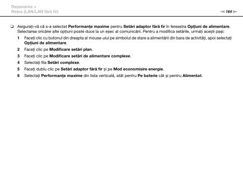 Sony VPCS13L8E - VPCS13L8E Istruzioni per l'uso Rumeno