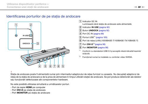 Sony VPCS13L8E - VPCS13L8E Istruzioni per l'uso Rumeno