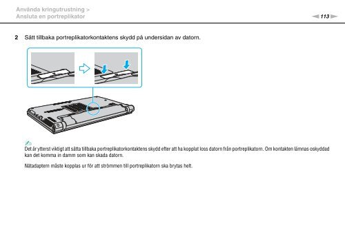 Sony VPCZ13A7E - VPCZ13A7E Istruzioni per l'uso Svedese