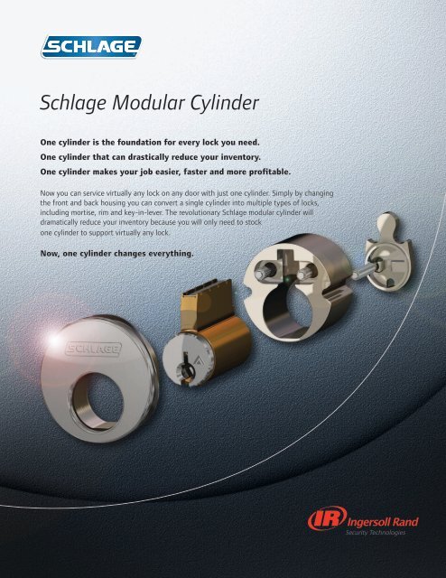 Schlage Modular Cylinder - Ingersoll Rand Security Technologies