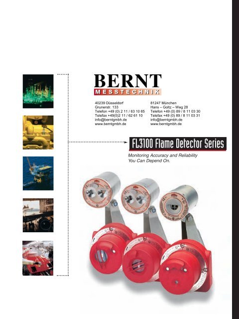 FL3100 Flame Detector Series - Bernt GmbH