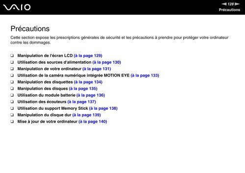 Sony VGN-AR71SR - VGN-AR71SR Istruzioni per l'uso Francese