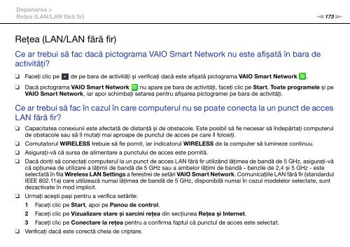 Sony VPCSE1C5E - VPCSE1C5E Istruzioni per l'uso Rumeno